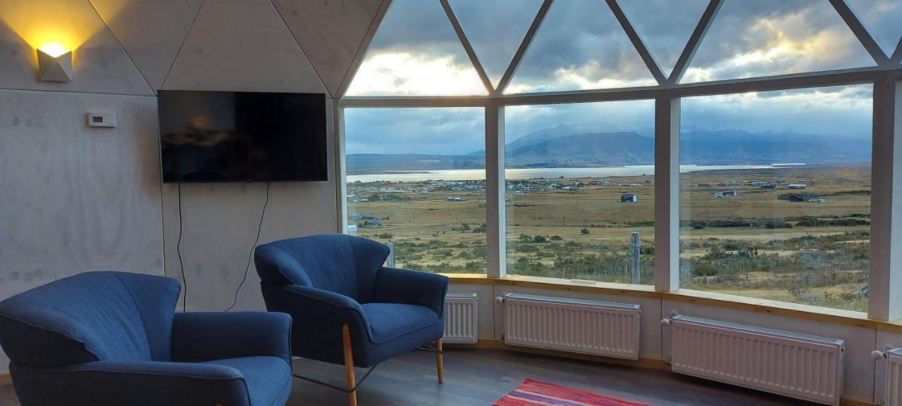Dome With Stunning Glacier & Mountain Views Пуэрто-Наталес Экстерьер фото